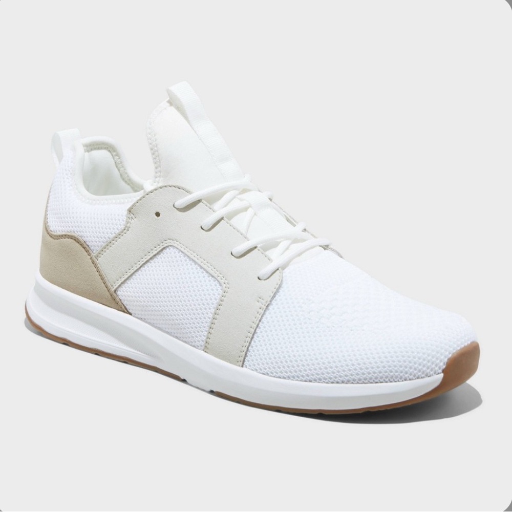 Men's Shaun Jogger Sneakers - Goodfellow & Co™ White 11.5M